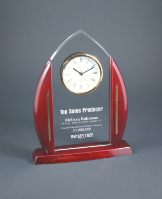 Leather Clock